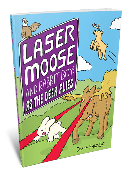Laser Moose and Rabbit Boy - a middle-grade graphic novel series by Doug  Savage
